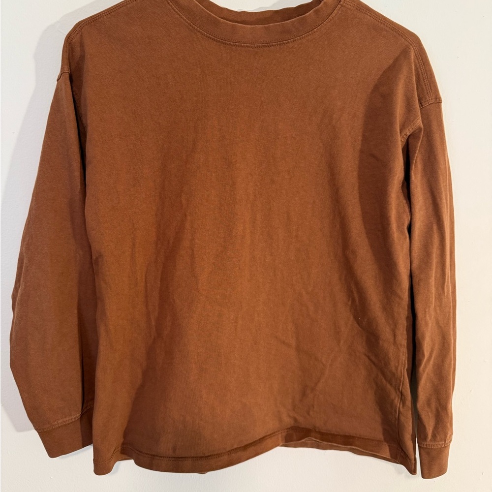 Zara Chestnut Long Sleeve Top